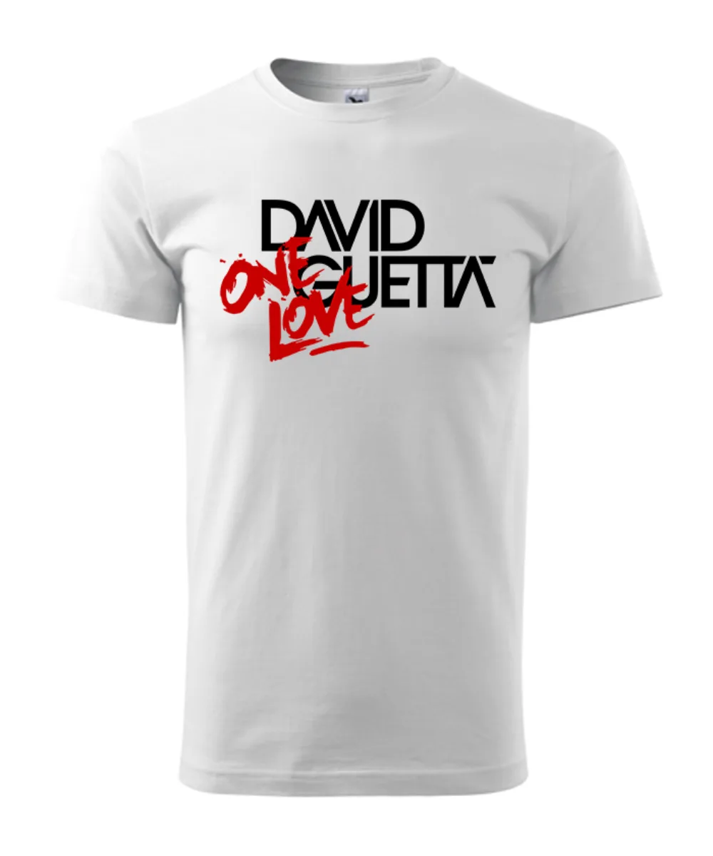 David Guetta One Love pánske tričko