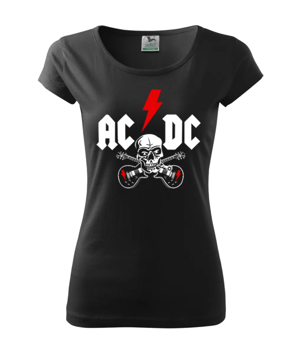 ACDC guitar dámske tričko