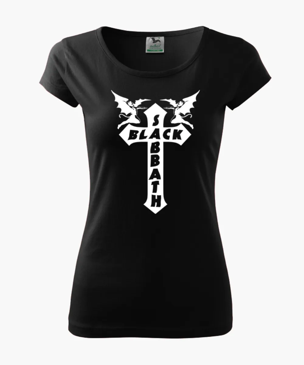 Black Sabbath cross dámske tričko