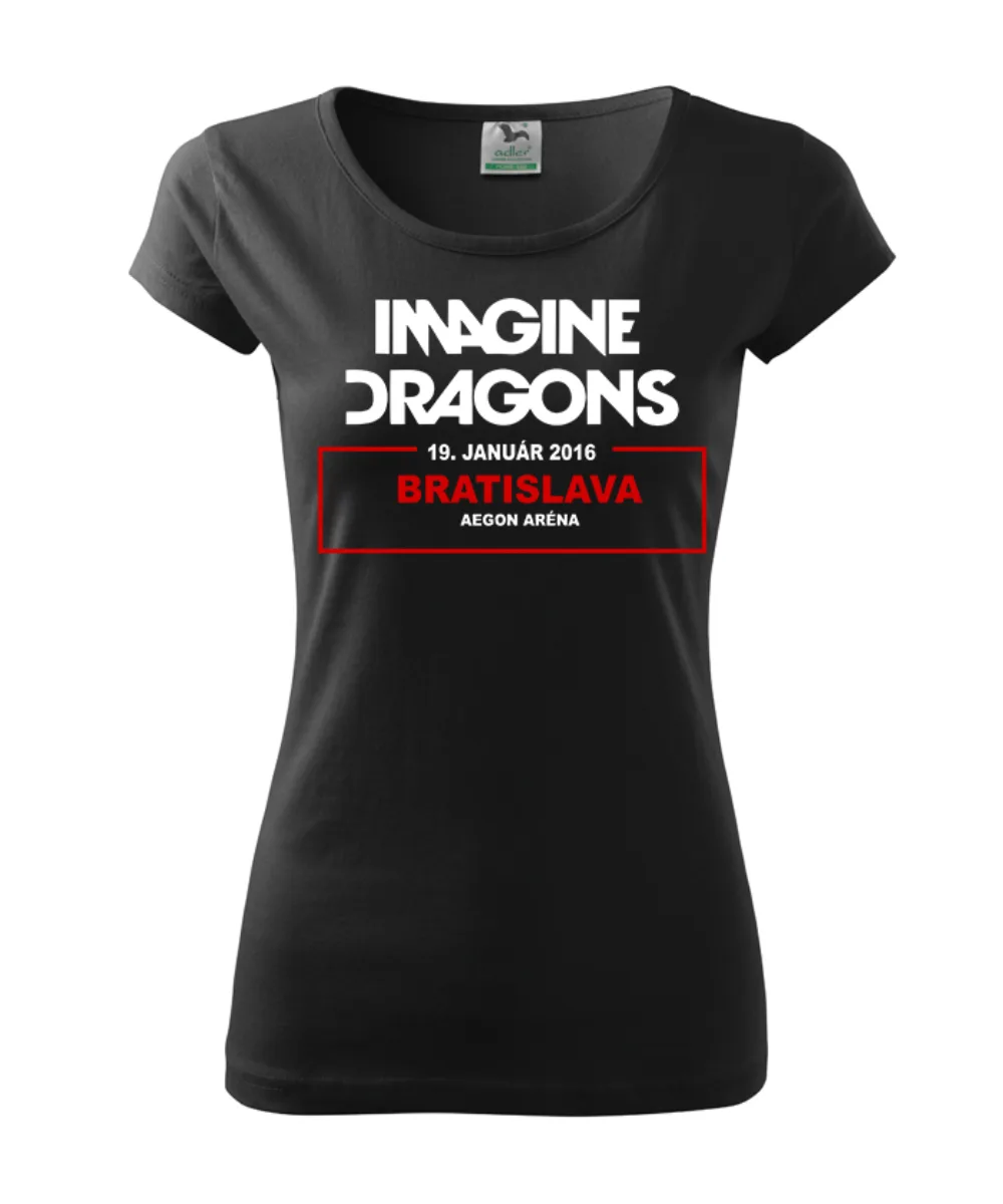 Imagine Dragons Bratislava dámske tričko