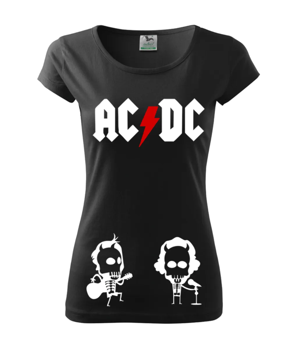 ACDC sculls dámske tričko