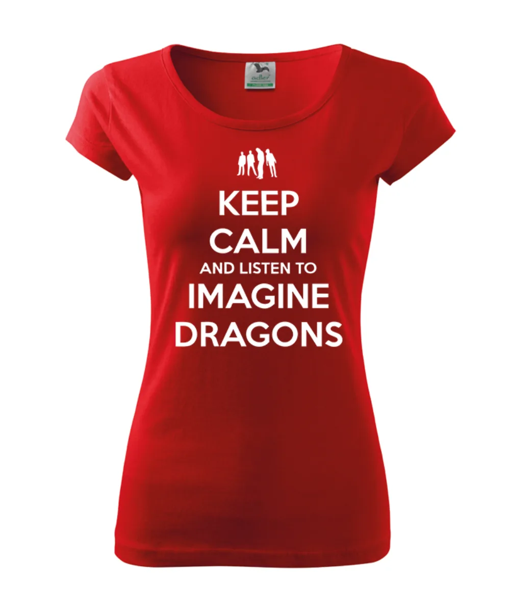 Keep Calm Imagine Dragons dámske tričko