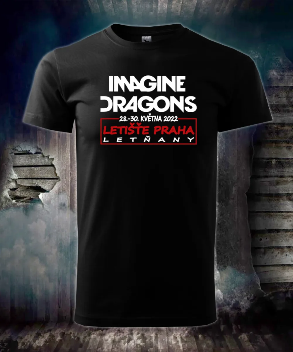 Imagine Dragons Praha pánske tričko