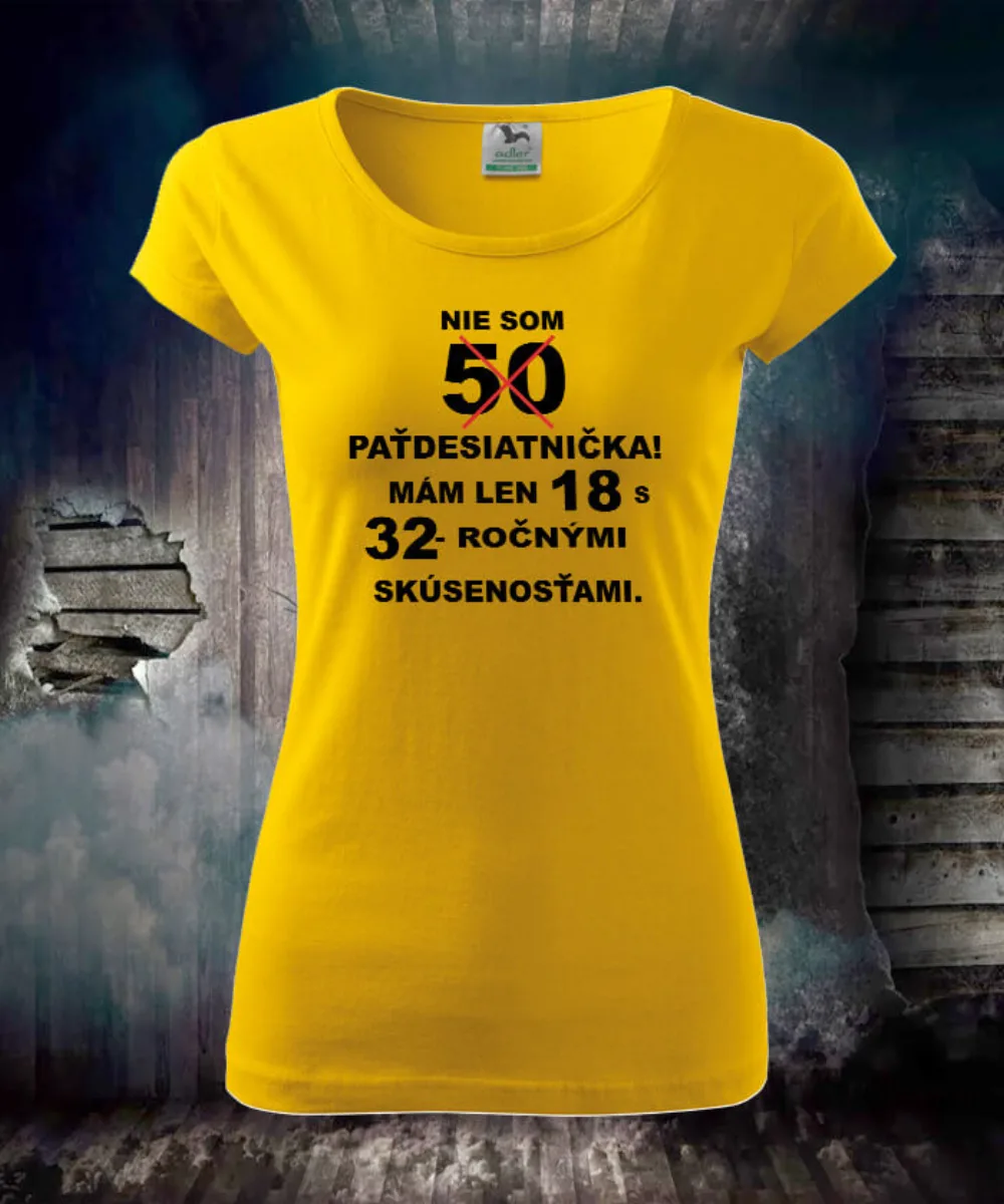 Dámske tričko nemám 50