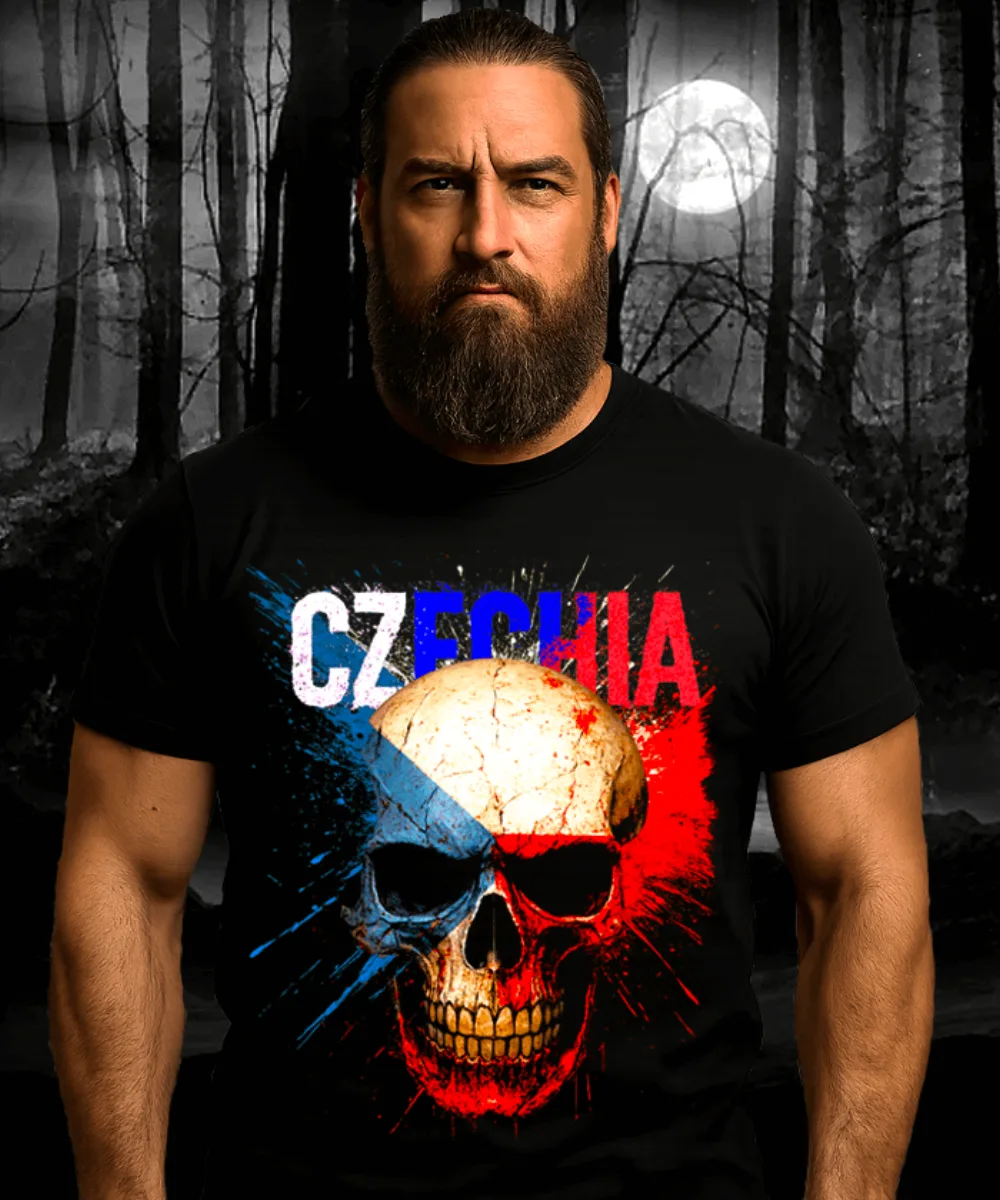 Czech Skull Impact Pánske tričko