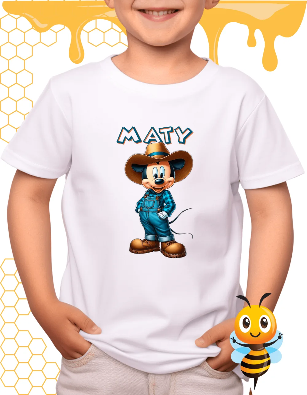 Mickey Mouse tričko s vlastným menom