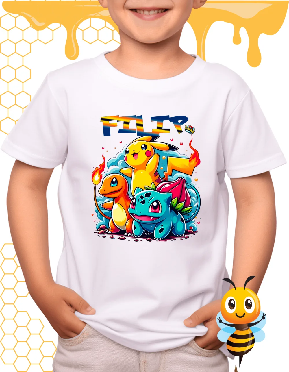 Pokémon tričko s vlastným menom