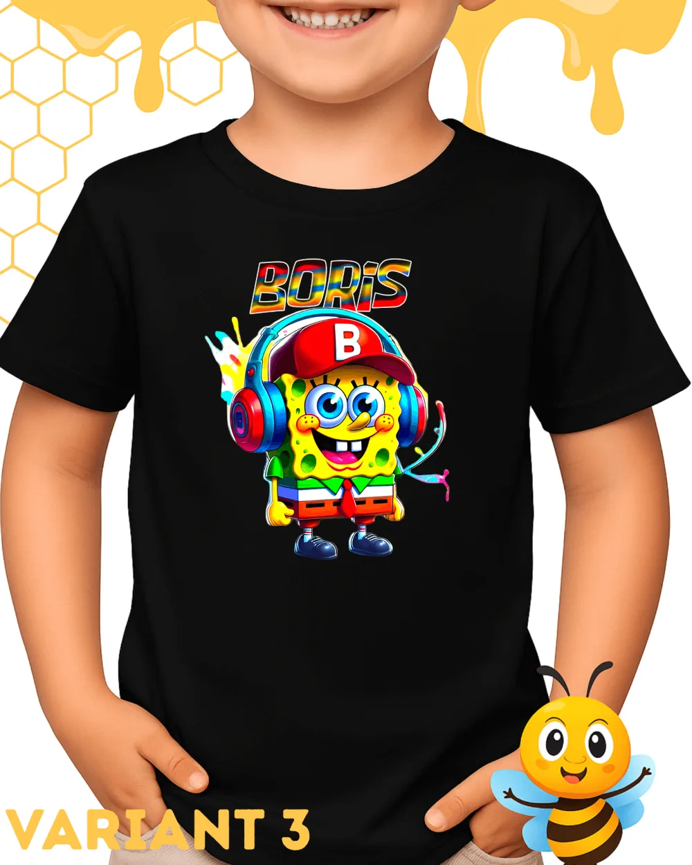 SpongeBob tričko s vlastným menom