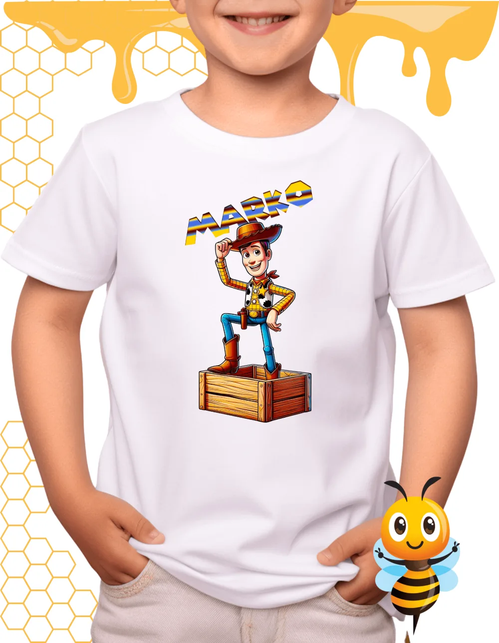Toy Story tričko s vlastným menom
